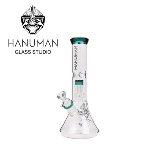 บ้องแก้ว HANUMAN GLASS STUDIO รุ่น Hanuman Percolator Glass Bong - Green ความสูงบ้อง 28 ซม. [ของแท้100%]