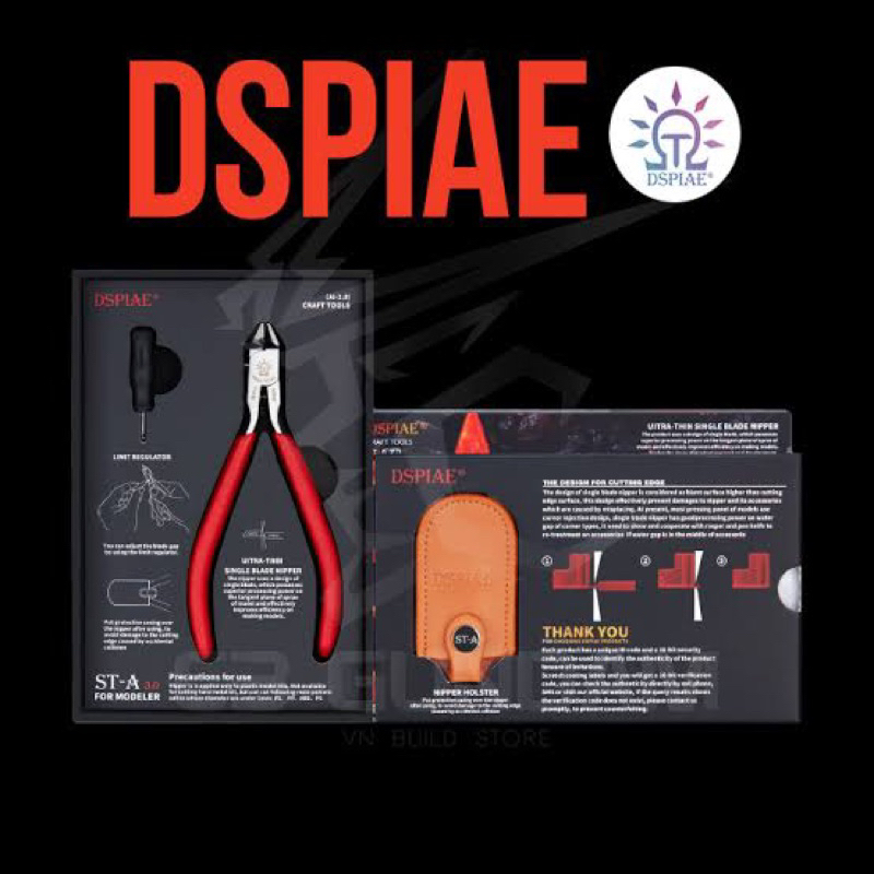 DSPIAE ST-A 3.0 Single Blade Nipper 3.0 Set Modeling Hobby Cutting Craft  Tools
