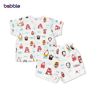 BABBLE ชุดเด็ก ชุดเซตเด็ก แขนสั้นขาสั้น (4 ลายให้เลือก) อายุ 3 เดือน ถึง 7 ปี (SS009) (BSS)