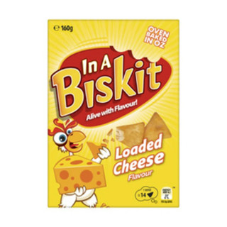 In A Biskit Alive With Loaded Cheese Flavour น้ำหนัก 160 กรัม BBF.29/12/23