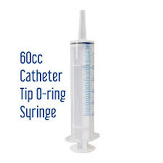 ไซริงค์ป้อนอาหารใช้ซ้ำได้ ขนาด 50-60 ml Basik Enteral Feeding Syringe Cath Tip REUSABLE Silicone O-ring Syringe