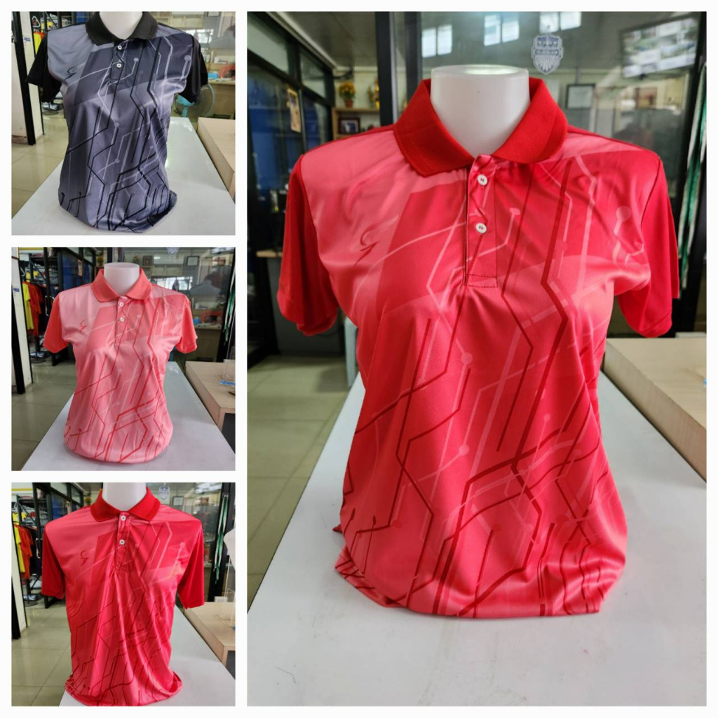 ***ของแท้ส่งไว** เสื้อกีฬาชาย เสื้อกีฬาหญิง ผ้าพิมพ์ลาย ใส่สบาย ทรงสวย SA303 SA304