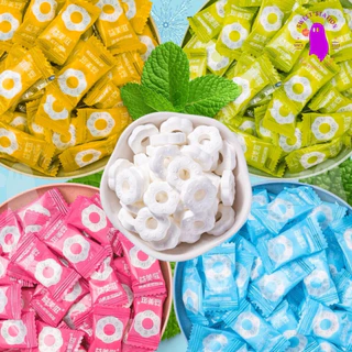 🍃Mint Candy! ลูกอมมิ้นท์ รูปดอกไม้ แพ็ก 50-100 ชิ้น cooling fresh (1เม็ด/1g.) ลูกอมมิ้นท์ หอมหวาน สดชื่น มิ้นท์ซากุระ