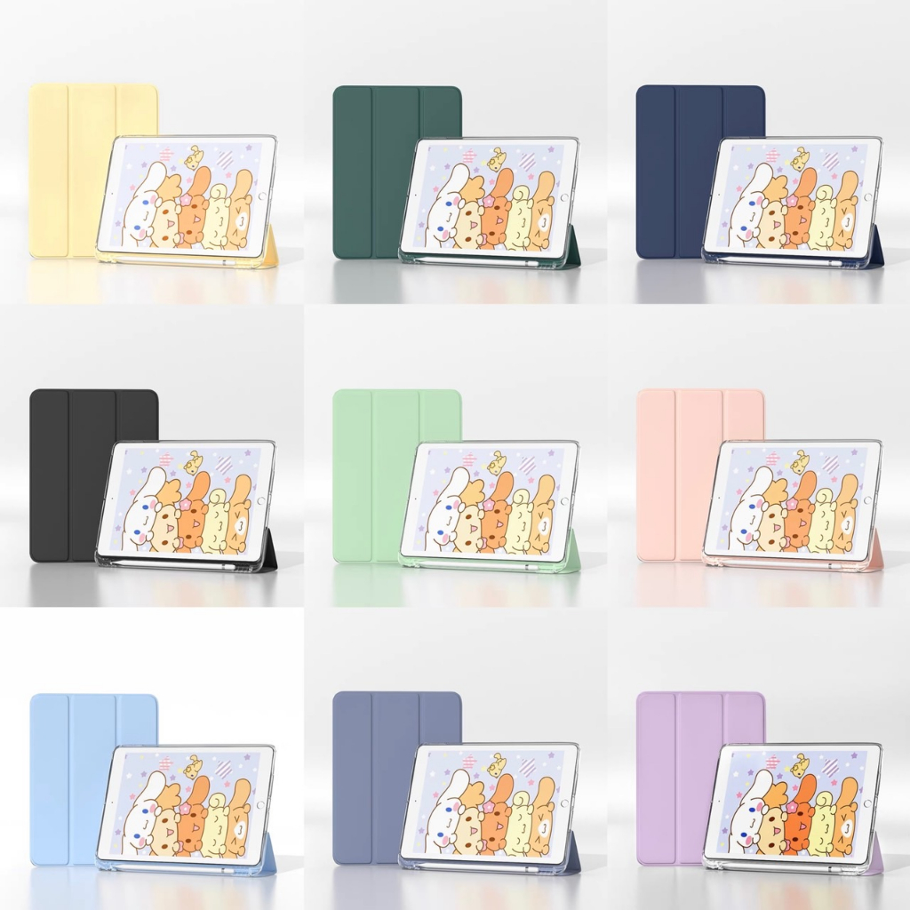 N071 เคสลายการ์ตูนร์ เคสiPadสีพสเทล คละลาย เลือกลายไม่ได้  ipad เคส ไอเเพด PRO11 iPad Air1 Air2 9.7 