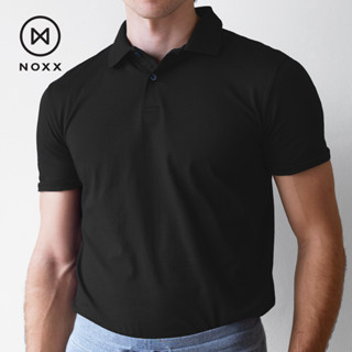 Noxx Polo T-shirt: เสื้อยืด โปโล สีดำ Black