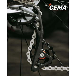 ลูกรอกตีนผี CEMA FULL CERAMIC PULLEY วัสดุอลูมิเนียม CNC 7075 แข็งแรง ทนทาน และน้ำหนักเบา