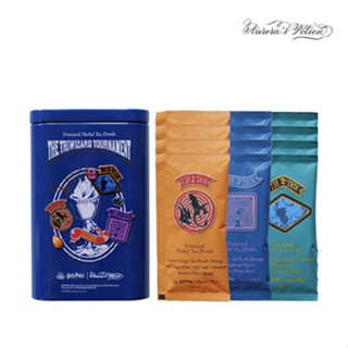 Auroras Potion Triwizard Herbal Tea Drinks  ชาใส (กล่องเหล็กสีน้ำเงิน) 1 กล่อง / 12 ซอง (รสชาติละ 4 ซอง)