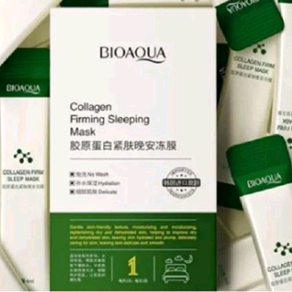 BIOAQUA COLLAGEN มาส์กหน้า สูตรเกาหลี 4 ml.หน้าสะอาดสดใส