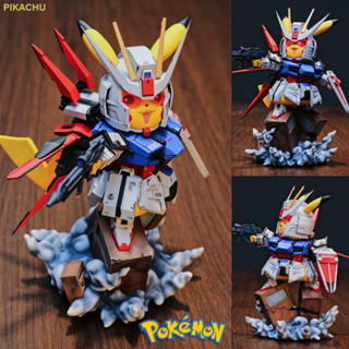 ฟิกเกอร์ DY Studio Pokemon Strike Gundam โปเกมอน สไตรค์กันดั้ม Cosplay Pikachu พิกะจู คอสเพลย์ กันดัม งานปั้น Model