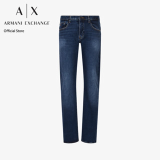 AX Armani Exchange กางเกงยีนส์ผู้ชาย รุ่น AX3RZJ13Z1XXZ1500 - สีน้ำเงิน