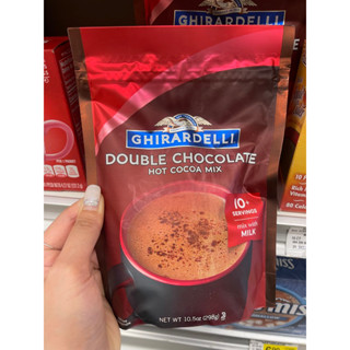 🍫🍫🍫Ghirardelli Double Chocolate Hot Cocoa Mix🥤🥤🥤    📍298g    📌ผงโกโก้นำเข้าจากเมกา🇺🇸🇺🇸🇺🇸