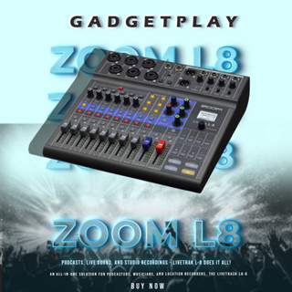 [กรุงเทพฯ ด่วน 1 ชั่วโมง] Zoom LiveTrak L8 Multitrack Recorder ประกันศูนย์ไทย 1ปี