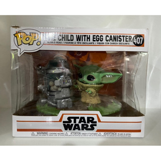 Funko Pop The Child With Egg Canister The Mandalorian Star Wars 407 Damage Box