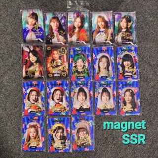 SR magnet Magical ChuChuChu First Rabbit the Battle of idols Janken 2023 จังเก้น 2023 แมกเนต ลายเซนต์ SSR พร้อมส่ง