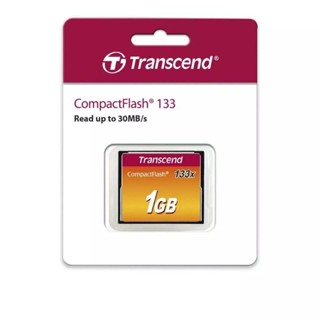 Transcend CompactFlash Card 1GB :Transcend :รับประกัน 5 ปี - มีใบกำกับภาษี-TS1GCF133