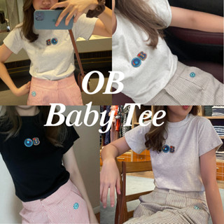 OB Baby Tee เสื้อยืดทรง baby tee สไตล์ Y2K