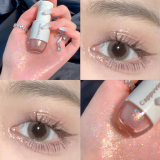 (พร้อมส่งจากไทย) Cappuvini glitter อายแชโดว์กลิตเตอร์ เนื้อลิขวิด กลิตเตอร์แต่งตา อายแชโดว์