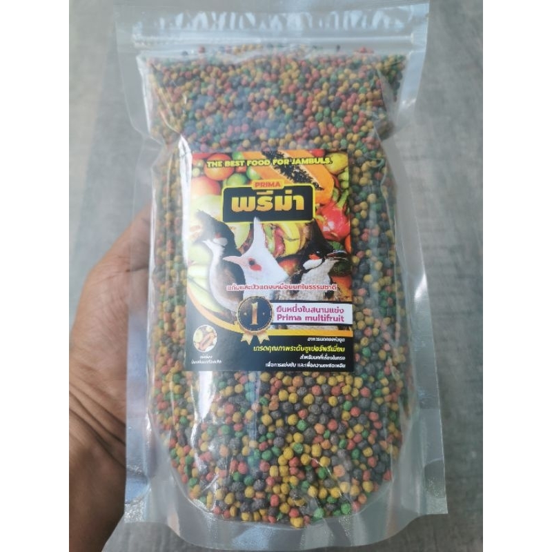 อาหารนกกรงหัวจุก​ พรีม่า​ 500​ กรัม