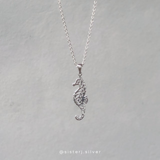 Sister J.  seahorse pendant จี้เงินแท้ จี้ม้าน้ำ (เฉพาะจี้) /silver925