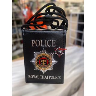 กระเป๋าหนังเเท้ใส่บัตรห้อยคอ พลตระเวรสยาม กระเป๋าหนังใส่บัตร…