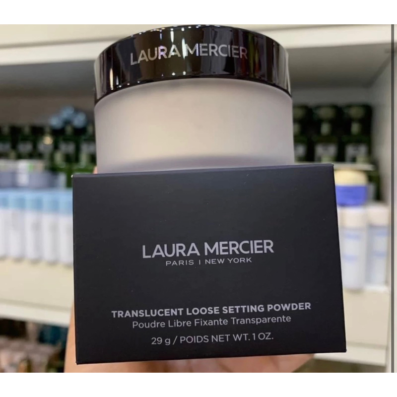 แป้งฝุ่นลอร่าในตำนาน แพคเกจใหม่ Laura Mercier Loose Setting Powder สี Translucent 29g.