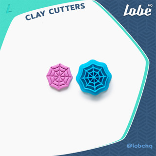 Spider Web A Clay Cutter/ Clay Tools/ Polymer Clay Cutter/ แม่พิมพ์กดดินโพลิเมอร์รูปทรงใยแมงมุม