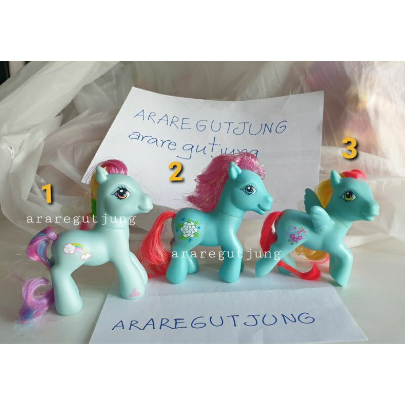 my little pony ม้าโพนี่ ของเก่า หายาก ของแท้  #เซ็ทขาว