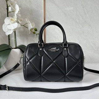 CJ160 Rowan Satchel With Puffy Diamond Quilting