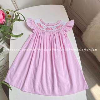 smock vintage dress girl new size 6y สำหรับน้อง 5-6ขวบ