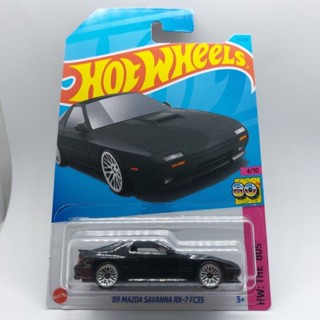 รถเหล็ก Hotwheels 89 MAZDA SAVANNA RX-7 FC35 (ib42)