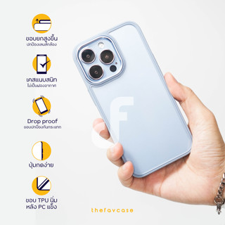 [พร้อมส่ง🇹🇭] The Fav Case เคสใสขอบสี เคสใสเกรดดี เคสมือถือ