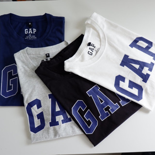 ขส2281 งานป้าย ✨ Gap เสื้อยืดคอกลมแขนสั้น Unisex งานสกรีนหน้า  สวย เท่ เรียบๆ เนื้อผ้าดี ผ้านุ่ม