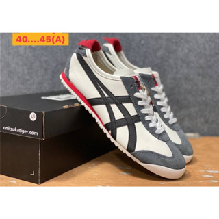 รองเท้าโอนิซึกะไทเกอร์ แบบหนัง✔แท้100% มี5สีให้เลือก รองเท้าOnitsuka Tiger Mexico66【รูปถ่ายจากสินค้าจริง Size:37-45eu】