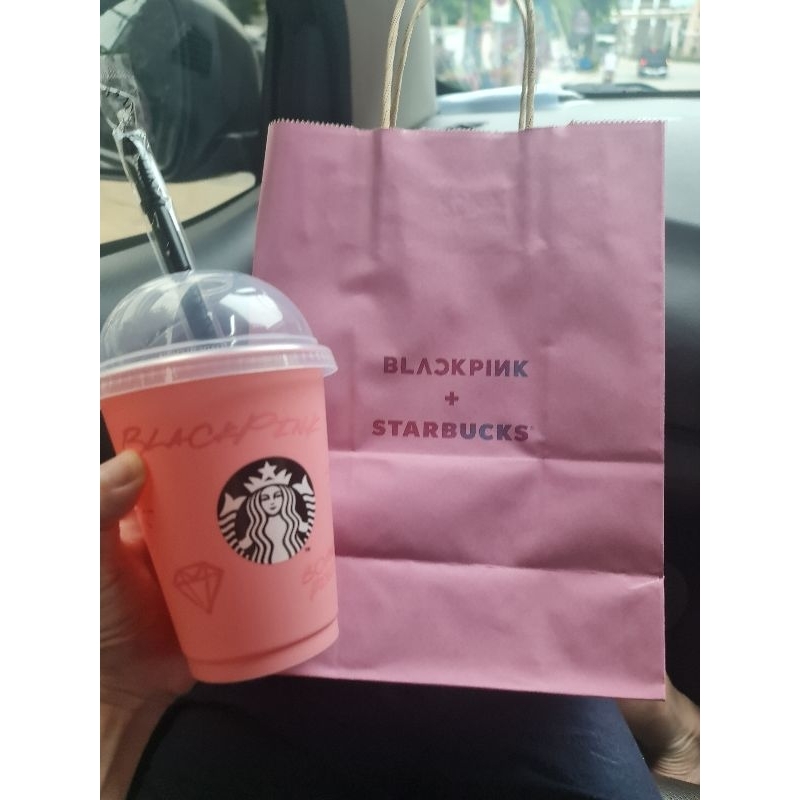 Starbuck's Blackpink reuseable cup