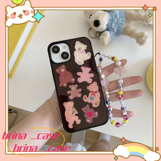 ❤️ส่งของขวัญ❤️ เคสไอโฟน 11 12 13 14 Pro Max หมีน้อย แฟชั่น การ์ตูน เรียบง่าย ความคิดสร้างสรรค์ Case for iPhoneป้องกันการ