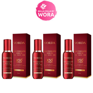 [3 ขวด] Vorda Red Therapie Serum เซรั่มจักรพรรดินีจากเกาหลี [30 ml.]