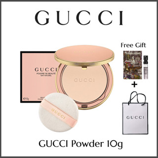 💖ของแท้100%💖 แป้ง GUCCI Poudre De Beauté matte compact powder #01 #02 #000 #00 #00.5 10g Naturel