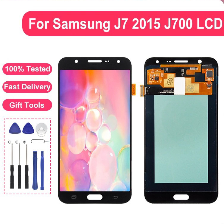หน้าจอ LCD samsung J7(2015) / J700 อะไหล่มือถือ Lcd Screen Display Touch จอ + ทัช For ซัมซุง กาแลคซี่ J7 แถมไขควง👍👍