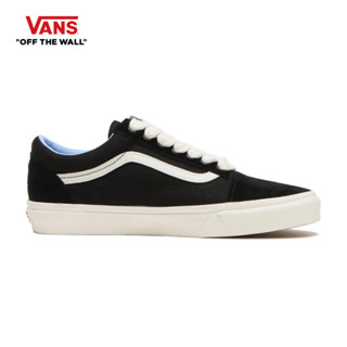 VANS OLD SKOOL - OVERSIZED LACE BLACK/LIGHT BLUE รองเท้าผ้าใบ VANS ชาย หญิง