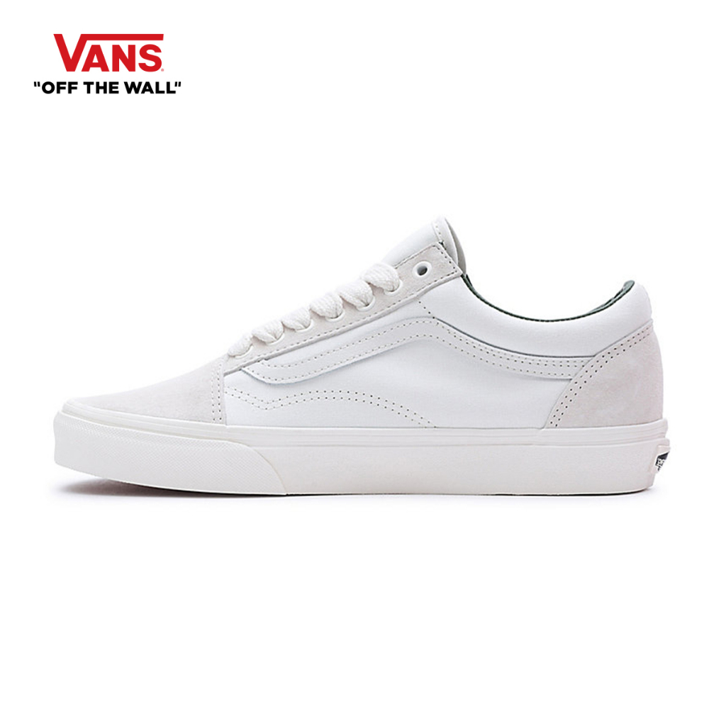 VANS OLD SKOOL - OVERSIZED LACE WHITE/GREEN รองเท้าผ้าใบ VANS ชาย หญิง