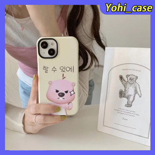 💕พร้อมส่ง💕iPhone 14 13 12 11 Pro Max เคส for เคสไอโฟน11 น่ารัก บางเบาพกพาง่าย แฟชั่น สีทึบ การ์ตูน Loopy เรียบง่าย Case