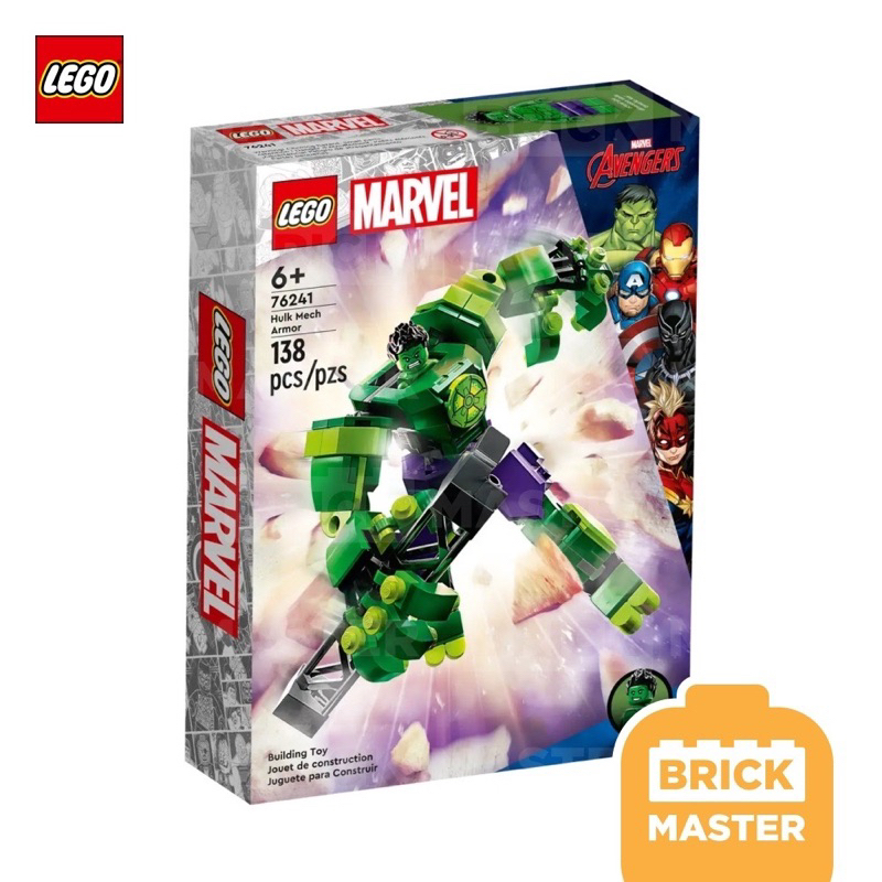 Lego 76241 Hulk Mech Armor Marvel Avenger (ของแท้ พร้อมส่ง)