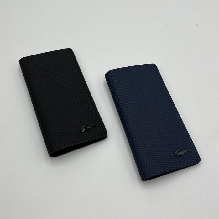 กระเป๋าสตางค์ ผู้ชาย ใบยาว ขนาด 7.5 นิ้ว แบบพับ มีน้ำเงินกับดำ