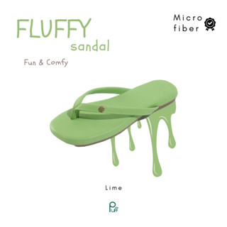 PUFFSHOES.OFFICIAL : Fluffy V.2  Lime