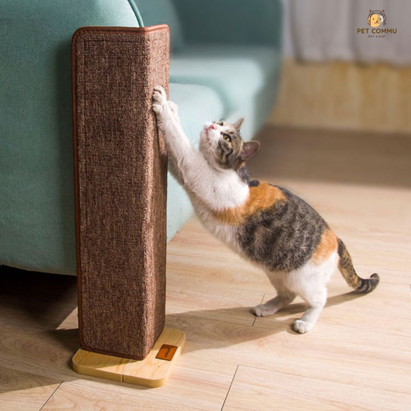 ที่ลับเล็บเข้ามุมโซฟา ที่ฝนเล็บแมวเข้ามุม ของเล่นแมว **พร้อมส่ง** Cat Scratch Board Scratcher corner sofa