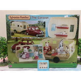 Sylvanian Families The Caravan ซิลวาเนียน แฟมิลี่ รถพ่วงคาราแวน รถ รถบ้าน Brand new