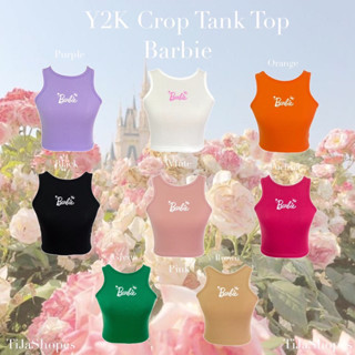 Y2K กล้ามครอป set Barbie 8 สี