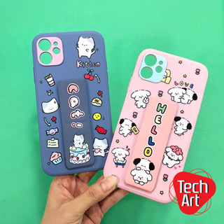 VivoV21/V23/V27/Y11/Y12/Y15/Y17/Y20/Y20s/Y12sเคสมือถือนิ่มกันกล้องติดขาตั้งแม่เหล็กตั้งได้ พับเก็บเรียบเนียนไม่เกะกะ