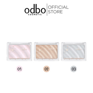 ODBO GLOWING SKIN HIGHLIGHTER OD1304 #ไฮไลท์ผิวโกลว์ โกลว์ชั…
