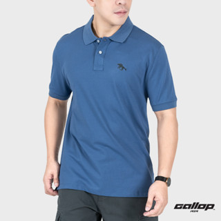 GALLOP :  Mens Wear PIQUE POLO SHIRTS เสื้อโปโล ผ้าปิเก้ สีพื้น รุ่น GP9068 โทนสีแฟชั่น / ราคาปกติ 1490.-